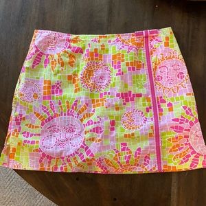Lilly Pulitzer Mosaic skort white tag
